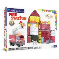 Magna-Tiles brandweerstation 50 delig