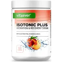 Vit4ever Isotonic Plus - Isotone Sportdrank - IJsthee Perzik Smaak - Met Elektrolyten & Maca - Voor Hydratatie & Herstel -