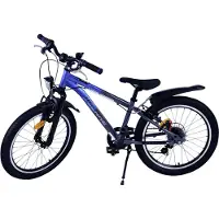 Volare xc race kinderfiets - 20 inch - 7 speed - blauw/grijs
