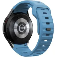 TechProtection Siliconen Galaxy Watch 7 / 6 / 5 Pro / 5 / 4 / FE Bandje Blauw
