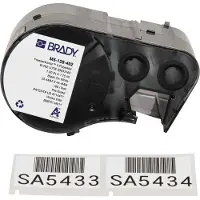 Brady M5-125-492 FreezerBondz polyester labels zwart op wit 25,4 mm x 44,45 mm (origineel)