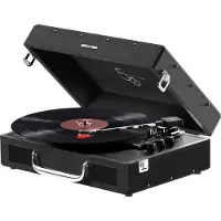 Mixx Revival 55 Stereo Vinyl Record Player Deck Black Platenspeler