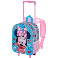 KARACTERMANIA Disney Minnie Mouse Happiness 3d 34x26x13 Cm 11.50l Wheeled Backpack Blauw Kinderen