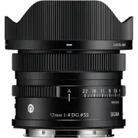 Sigma 17mm f/4.0 DG Contemporary Sony E-mount objectief Zwart