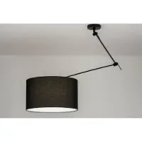 Lumidora Hanglamp 30738 - BRISBANE - E27 - Zwart - Metaal - ⌀ 45 cm