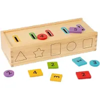 Bigjigs Houten Sorteerbox, 27dlg.