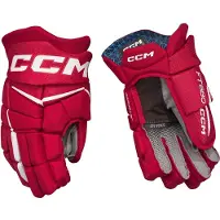 CCM - Jetspeed Ft880 Ijshockeyhandschoenen - Junior - Rood/wit - 12