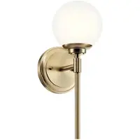 Kichler LED Wandlamp Benno | 1X E27 Max 3W | Champagne Bronze