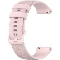 Eforyou Siliconen Bandje voor Garmin Venu 3S / 2S / Vivomove 3S 18 mm – Zacht Roze