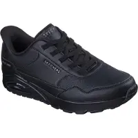 SKECHERS UNO-BANKSIA LUXE Heren Instappers - Zwart