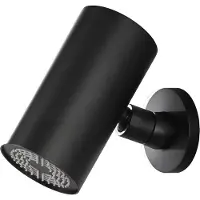Boss & Wessing Hoofddouche bws maya beam rond 1 stand met muurbevestiging mat zwart