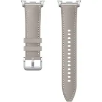 Samsung Originele Hybrid Vegan Leather bandje voor de Galaxy Watch 8 (40/44mm) / Classic (46mm) - Maat S/M/L - Taupe