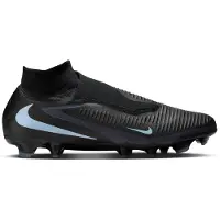 Nike Phantom 6 High Pro Gras Voetbalschoenen (FG) Zwart Lichtblauw