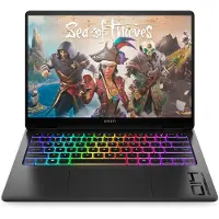 HP OMEN Transcend 14" Gaming Laptop - 14-fb1002nb - Shadow Black - QHD OLED - RTX 5060 - Azerty toetsenbord met RGB verlichting per toets