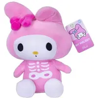 Hello Kitty Melody Halloween Pluche Knuffel 25 cm - Speelgoed Knuffels voor Kinderen Meisjes - Kat Cat Kitten Plush Toy - Melody, Kuromi,