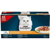 Purina Gourmet Perle Mini Filets In Saus 60x85g Natvoer Voor Katten