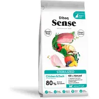 Dibaq Sense Grain Fee Sterilized Kip En Eend Kattenvoer 1.5kg