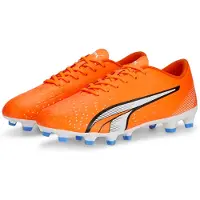 Puma Voetbalschoen 'Ultra Play' donkeroranje / zwart / wit