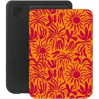 Selencia Vivid Bookcase voor de Kobo Clara Colour / Clara BW - Tropical Vibes Apricot