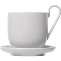 Blomus Ro koffiekop met schotel 2-pack Nimbus cloud