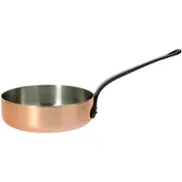 De Buyer Een koperen pan sauteren met gietijzer handvat O 16 cm Inocuivre de Buyer