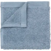 Blomus Set handdoeken Op handen RIVA rokerig blauw 30 x 30 cm
