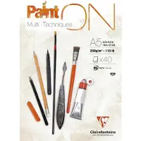 Clairefontaine Paint'ON Tekenblok A5