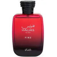 Rasasi Hawas Fire Eau De Parfum Men Spray 100ML(3.4 Oz) - Bold Arabian Perfume For Men With A Fiery Essence - Indulge In A Luxurious Long Lasting Per
