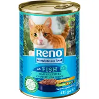 Reno Kattenvoer Natvoer Vis in saus 24 x 415g