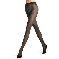 Falke Particle gedessineerd materiaal transparent 20 DEN panty dames zwart - maat S