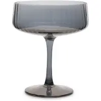 Salt & pepper 23cl Coupe Smoked Ray Champagneglas Set van 4
