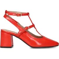 Lina Locchi Dames Hakken 010-50 - Rood - Maat 38