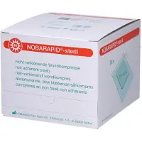NOBAMED Nobarapid Set Steriel 10x10cm 9320392 50 St Compressen