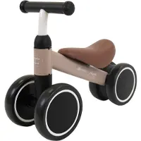 Bandits & Angels Loopfiets Little Starter Sand Beige vanaf 1 Jaar voor Jongens en Meisjes - Metaal - Beige Loop Fiets - Compact en Veilig voor Binnen en Buiten