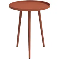 Outsunny - Salontafel - Staal - Rood
