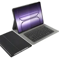 Just in Case tablet Hoes met Toetsenbord geschikt voor OnePlus Pad 3 - QWERTZ Bluetooth Keyboard Case - Zwart