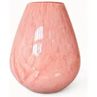 Vase the World Vaas Riana | Small | Pink - Roze | Mondgeblazen glas | Ø18 x H20 cm