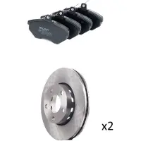 RIDEX 3405B3001 Remschijven en blokken