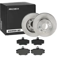 RIDEX 3405B1777 Remschijven en blokken