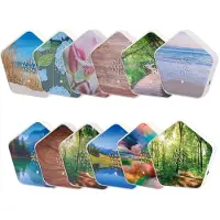 Olympia Sound of Nature Box OL8001 - Natuurgeluiden Box - 4 Natuurlijke geluiden - 12 Covers - Bewegingssensor - Thuis/ Kantoor - Wit