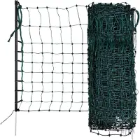 Kerbl Konijnennet, 12 meter lang, groen, 65 cm hoog, met losse punten