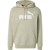 Puma Sportsweatshirt 'ESS No. 1' kaki / wit