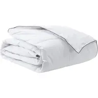 vidaXL Winter Duvet Wit 200 x 240 cm Veer