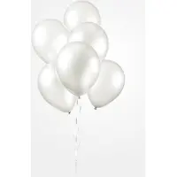 We Fiesta 10 Balloons 12″ pearl wit - Thema Feest Party Ballon