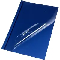 LMG -BMDLM-DBL-R1.5 Premium Thermobindmap lederstructuur met matte voorkant, 1,5 mm, 50 stuks