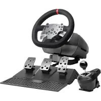 Mars Gaming Racestuur - - MWH-RSX - Force feedback - 3-pedaal pedaalset - 14 programmeerbare knoppen