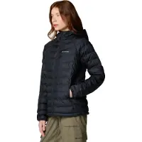 Columbia Outdoorjas 'Powder Lite II' lichtgrijs / zwart