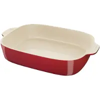 Staub Ovenschaal 39 x 26 cm, rood, keramiek, Staub