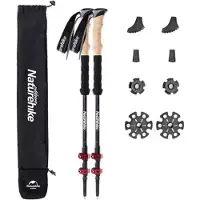 Naturehike Trekking Stok Zilver 62-135 cm