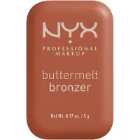 Nyx Professional Make Up Buttermelt Bronzer - Blijft tot 12u zitten - Verrijkt met mango-, amandel- en sheaboter - Butta D Down - 5gr